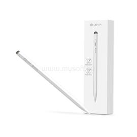 DEVIA IPAD Air 13 (2026) / Air 11 (2026) érintő ceruza kapacitív, mágneses + póthegy, FEHÉR Apple Pencil kompatibilis ST365164 small