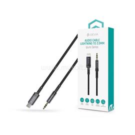 DEVIA ST381973 iPure Series Lightning - AUX 3,5 mm fekete audió adapter ST111172 small