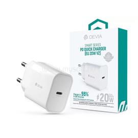 DEVIA ST383830 20W Type-C PD fehér hálózati töltő adapter ST383830 small