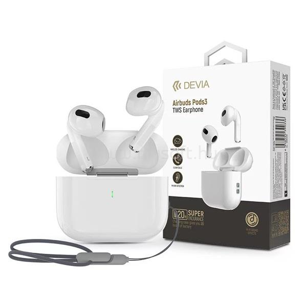 DEVIA ST399121 Airbuds Pods3 True Wireless Bluetooth fehér fülhallgató