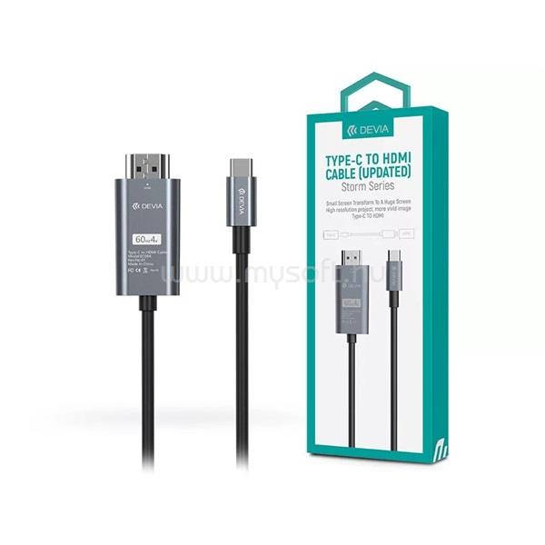 DEVIA ST399145 Storm V2 HDMI - USB Type-C 2m kábel