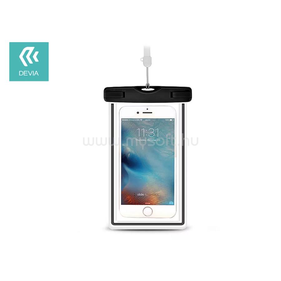 DEVIA DEVIA J1104XJ vízhatlan/vízálló univerzális tok, AQUA IPX8, 5.5" méret, FEKETE