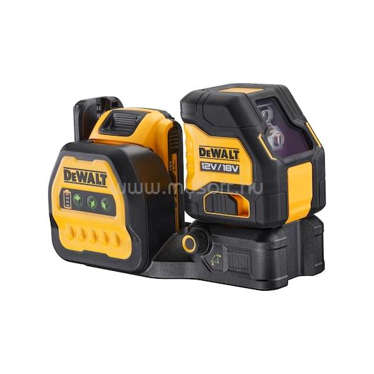 DEWALT 12/18V zöld keresztvonalas lézer készlet