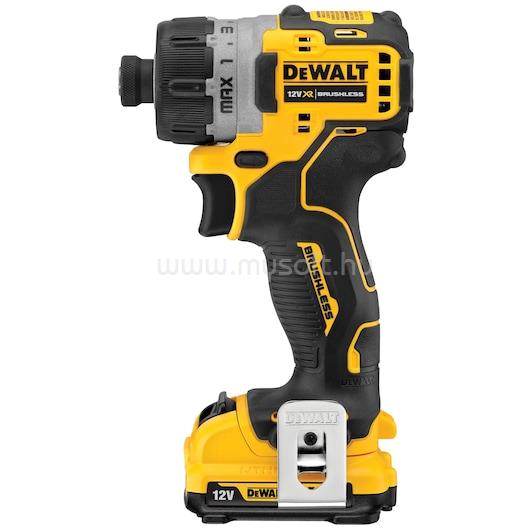 DEWALT 12V-akkumulátoros, kefe nélküli csavarozógép