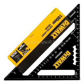 DEWALT 17,5 CM-ES TETŐFEDŐ DERÉKSZÖGŰ HÁROMSZÖG VONALZÓ DWHT25227-0 small