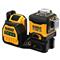 DEWALT 18V / 12V XR 3 × 360 zöld keresztlézer - 1 × 2 Ah DCE089D1G18-QW small