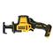DEWALT 18V, XR, LI-ION, kefe, akkumulátor és töltő nélküli orrfűrész papírdobozban DCS369N-XJ small