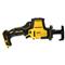 DEWALT 18V, XR, LI-ION, kefe, akkumulátor és töltő nélküli orrfűrész papírdobozban DCS369N-XJ small