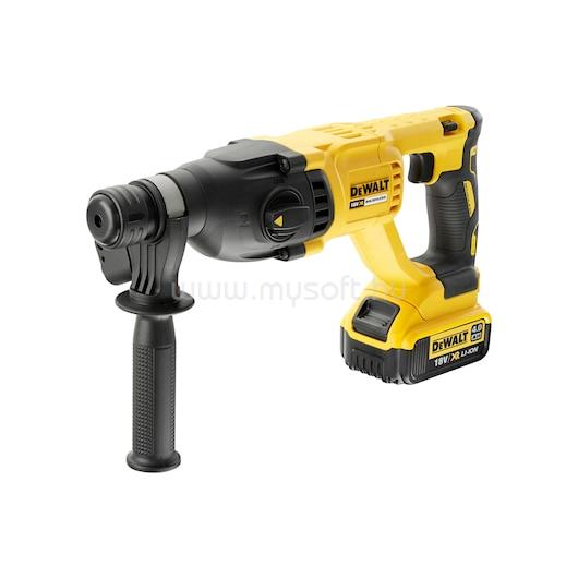 DEWALT 18V, XR, SDS-PLUS fúrókalapács,1 × 4 Ah, töltő, koffer