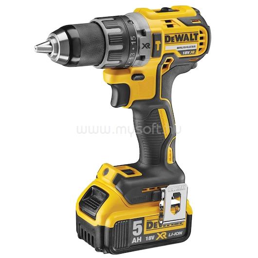 DEWALT 18V 5,0 Ah XR Li-Ion kefe nélküli kompakt fúrócsavarozó