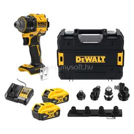 DEWALT 18V XRR szénkefe nélküli, többfejes fúró-csavarozó - 2 × 5 Ah akku., töltő, tok DCD803P2T-QW small
