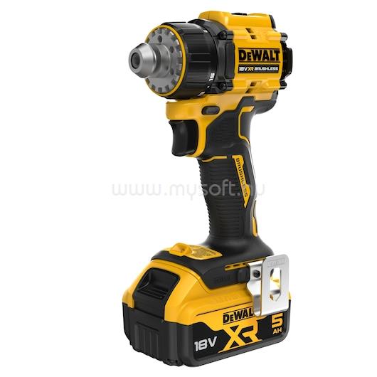 DEWALT 18V XRR szénkefe nélküli, többfejes fúró-csavarozó - 2 × 5 Ah akku., töltő, tok