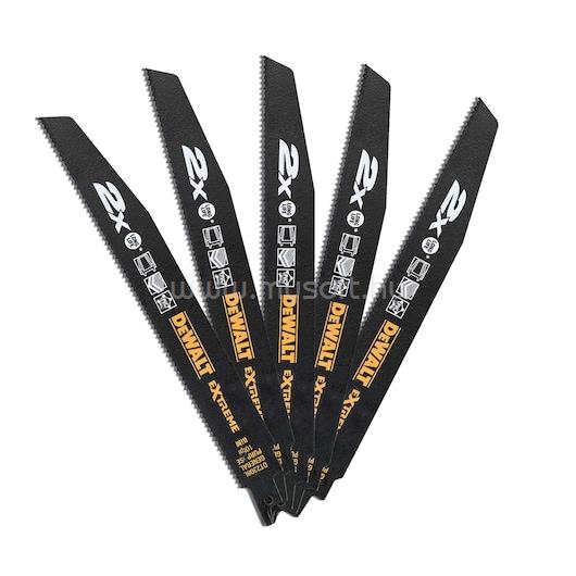 DEWALT 228 mm 2 × orrfűrészlap általános célú 10TPI 5 db.