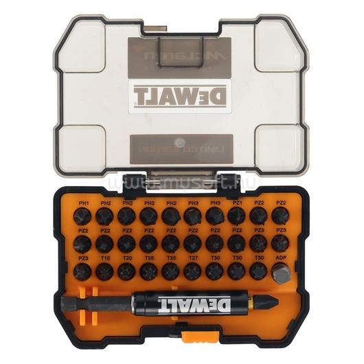 DEWALT 32 db McLaren FLEXTORQ csavarhúzó bitkészlet Impact Ready hajtásvezetővel