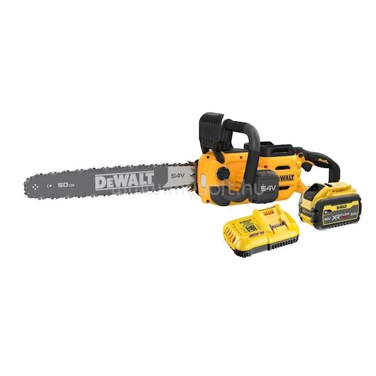 DEWALT 54V, XR FLEXVOLT, 50cm láncfűrész 1×3Ah/9Ah akkumulátorral és töltővel