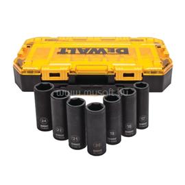 DEWALT 7db-os 1/2"-os hajtású deep impact metrikus dugókulcs készlet DWMT74737-0 small
