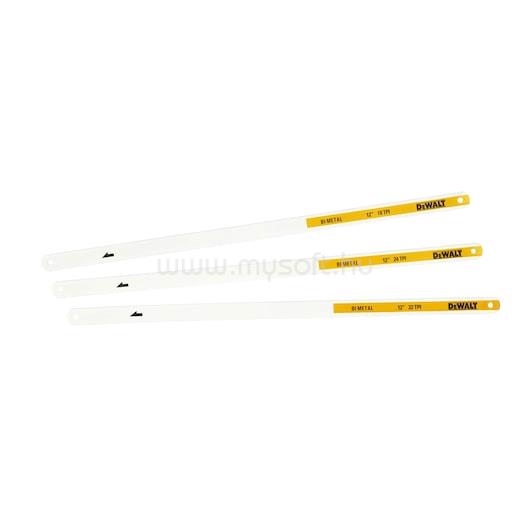 DEWALT Fémfűrész, penge, 3db, vegyes