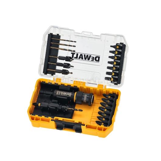 DEWALT Flip And Drive készlet (kis, kemény doboz, 23db)