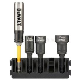 DEWALT 5 db hegytartó + tisztítható behúzó fej 8 mm, 10 mm, 13 mm + Torziós hegytartó DT70827-QZ small