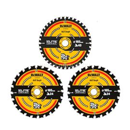 DEWALT Körfűrészlap, készlet, ELITE SERIES, 3db, 165mm DT10397-QZ small