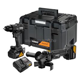 DEWALT McLaren F1 Team, DCD86M+DCG45M, 18V XR, 2x5Ah szénkefe nélküli ütvefúró-csavarozó + sarokcsiszoló készlet, TSTAK kofferben DCK2223MP2T-QW small