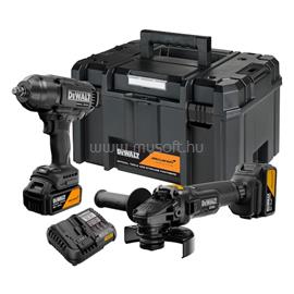 DEWALT McLaren F1 Team, DCF99M+DCG45M, 18V XR, 2x5Ah, nagy nyomatékú ütvefúró + szénkefe nélküli sarokcsiszoló TSTAK kofferben DCK2225MP2T-QW small