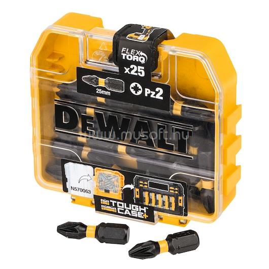 DEWALT PZ2 FLEXTORQ csavarhúzófejek 25 mm (kis méretű tárolódoboz) (25 db)