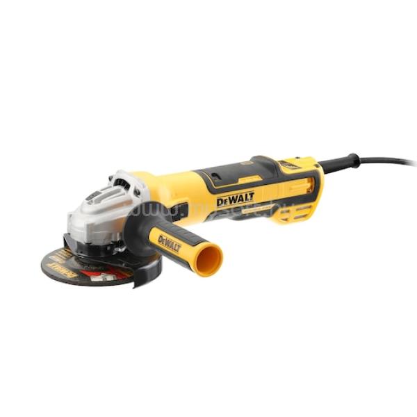 DEWALT 125 mm 1700W kefe nélküli sarokcsiszoló