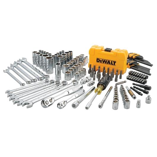 DEWALT Szerszámkészlet, 142db, 1/4", 3/8"