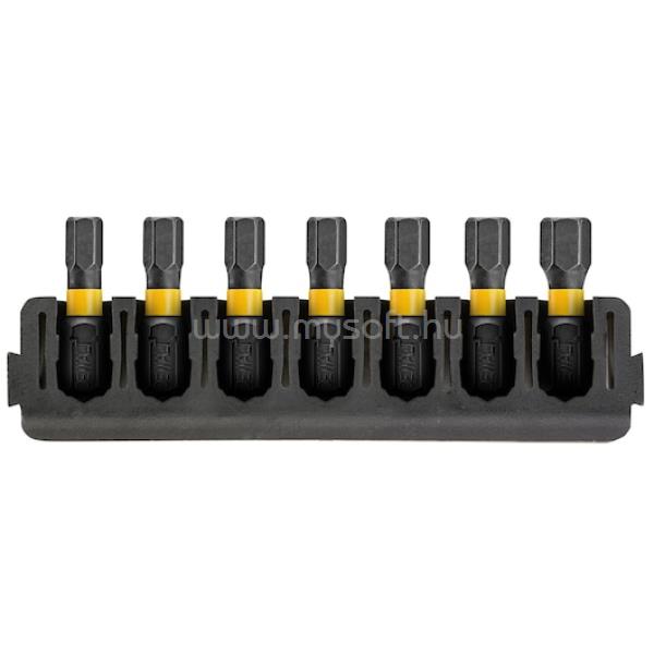 DEWALT Tartozékkészlet, 25 mm 7 részes hegytartó