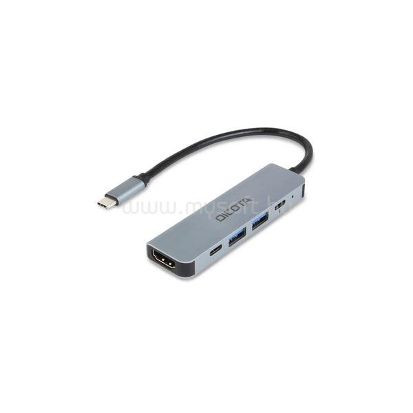 DICOTA USB-C 5-in-1 Video Hub 4K 100W Power delivery