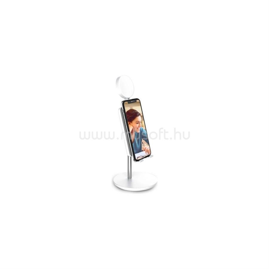 DIGIPOWER Shine telefon tartó és 3" kör LED