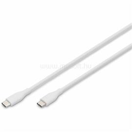 DIGITUS 0.5MUSB-C TO USB-C CABLE WHITE SILICONE/60W POWER DELIVERY DIGITUS_AK-300341-005-W small