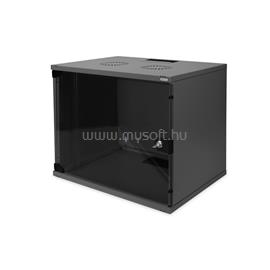 DIGITUS 19" 460x540x400 9U lapraszerelt üvegajtós fekete fali rack szekrény DIGITUS_DN-19_09-U-S-SW small