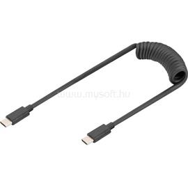 DIGITUS 1M USB SPRING CABLE TPU USB 2.0 PD60W MAX USB A -C DIGITUS_AK-300431-006-S small