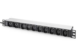DIGITUS 1U ALUMINUM PDU RACKMOUNTABLE 8X C13 2X C19 16A IEC C20 PLUG NS DIGITUS_DN-95427 small