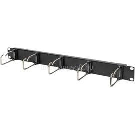 DIGITUS 1U CABL MANAGMPANEL 5X STEEL RINGS 40X75 MM BLACK (RAL 9005) NS DIGITUS_DN-97667 small