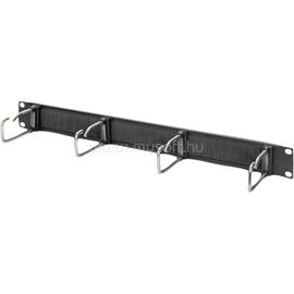 DIGITUS 1U CABL MANAGMPANEL W/BRUSH 4X STEEL RINGS 40X75MM BLK RAL 9005 NS DIGITUS_DN-97669 small