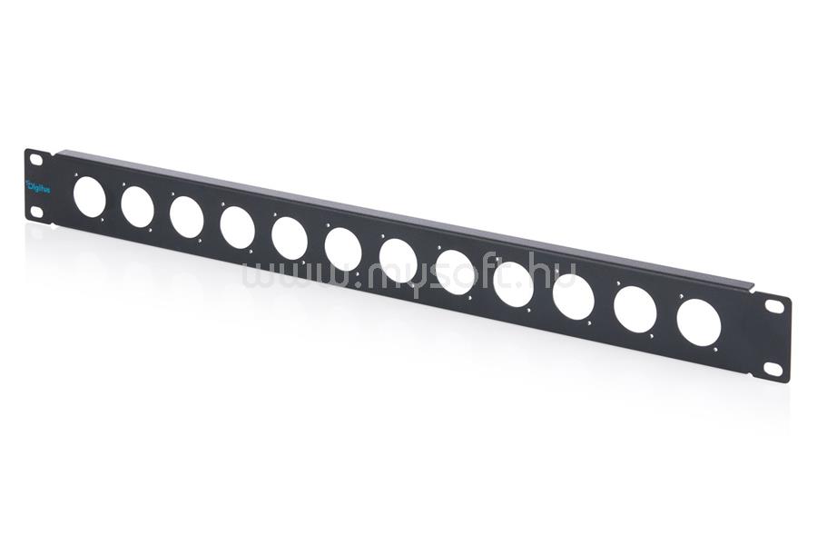 DIGITUS 1U rack panel for 12 x D-Type modules