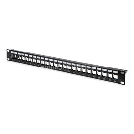 DIGITUS 24port 19" 1U fekete moduláris üres Patch Panel DIGITUS_DN-91411 small