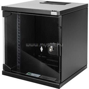 DIGITUS 254MM/10IN 6U WALL MOUNTING CAB 330X312X300 MM BLACK (RAL 9005) NS