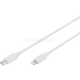 DIGITUS 2M TYPE C TO LIGHTNING CABLE WHITE 5V 2.4A DIGITUS_DB-600109-020-W small