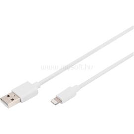 DIGITUS 2M USB LIGHTNING SPRING CBL WHITE 5V 2.4A DIGITUS_DB-600106-020-W small
