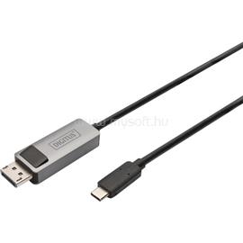 DIGITUS 2M USB TYPE C - DP CABLE 8K30HZ HBR3 ALU HOUSING BLACK DIGITUS_DB-300334-020-S small
