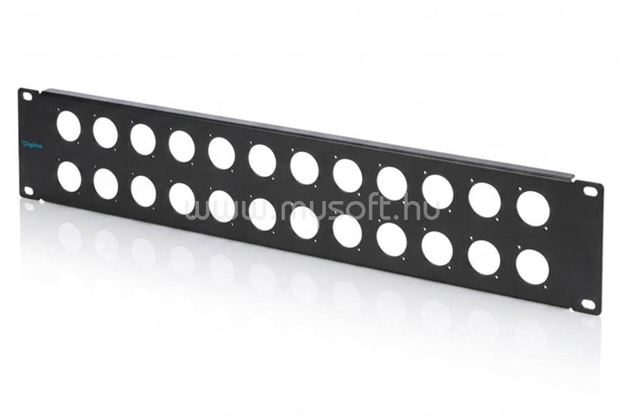 DIGITUS 2U rack panel for 24 x D-Type modules