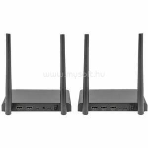 DIGITUS 4K WLAN HDMI KVM EXTENDERSET EXTENDER/SPLITTER SET1 X4 150M NS