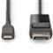 DIGITUS 7680x4320 8K 30Hz kétirányú 1.4 DisplayPort - USB Type-C kábel 2m DIGITUS_AK-300334-020-S small