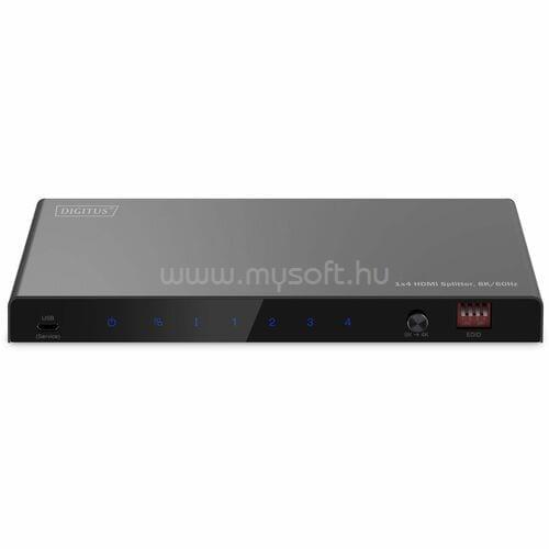 DIGITUS 8K HDMI SPLITTER 1X4 8K/60HZTOSLINKSTEREOEDID CONT NS