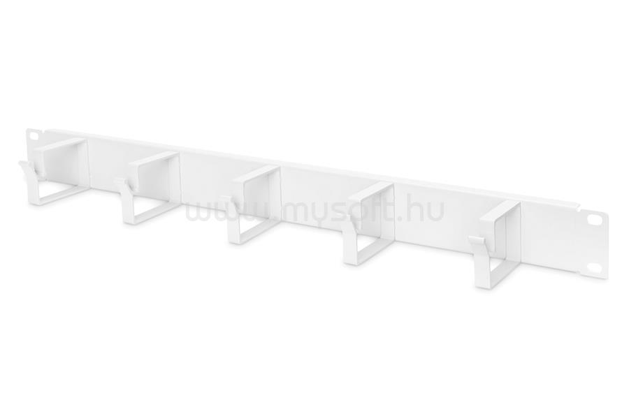 DIGITUS Cable routing panel with cable routing brackets for 483 mm (19") cabinets, 1U