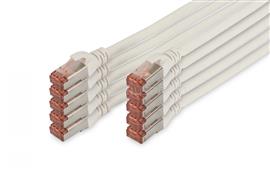 DIGITUS CAT 6 S-FTP PATCH CABLE CU LSZH AWG 27/7 LENGTH 0.5M 10PACK NS DIGITUS_DK-1644-005-WH-10 small